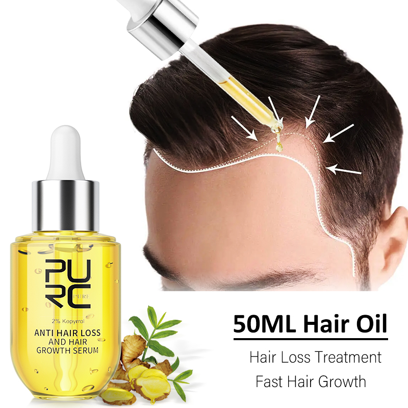 Hair Care Organic - PURC biotine gingembre produits de croissance