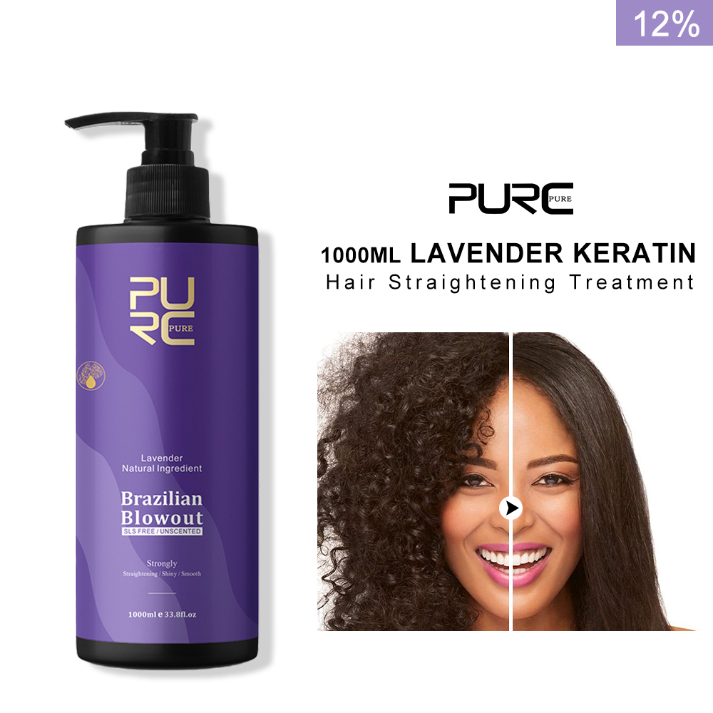 Hair Care Korean Products - PURC lavande 12% traitement lissant à